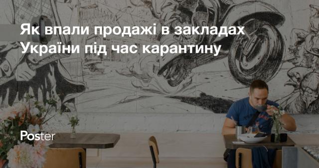 Як впали продажі в закладах України під час карантину